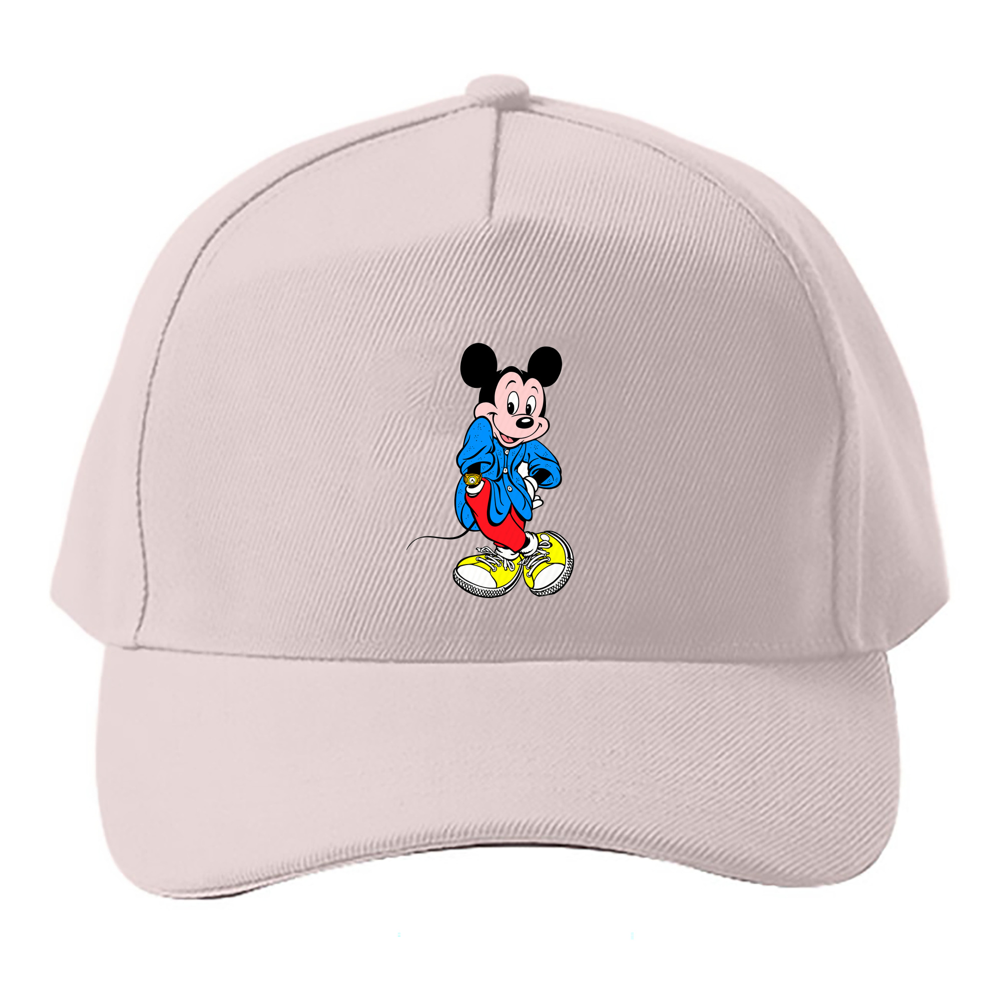 （画像用） ミッキーマウス Mickey Mouse ベースボールキャップ 綿100％ 男女兼用 帽子 スポーツ